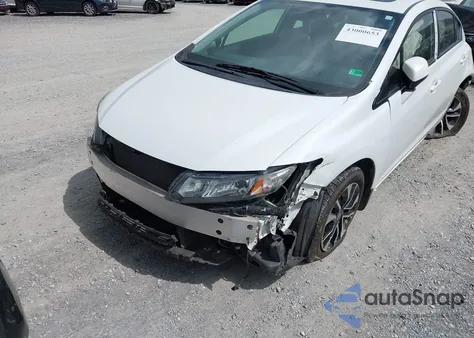 2013 Honda Civic Ex-L из США, поврежденный, VIN 19XFB2F99DE005734